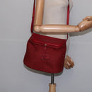 BOTTEGA VENETA Shoulder Bag Wool Red Auth 145768-21