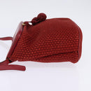 BOTTEGA VENETA Shoulder Bag Wool Red Auth 145768-4