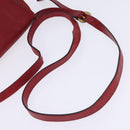 BOTTEGA VENETA Shoulder Bag Wool Red Auth 145768-7