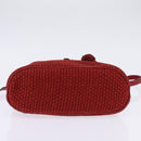 BOTTEGA VENETA Shoulder Bag Wool Red Auth 145768-9