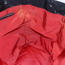 CHANEL Travel line Tote Bag Nylon Black White CC Auth 145777-20