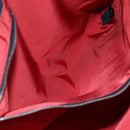 CHANEL Travel line Tote Bag Nylon Black White CC Auth 145777-22