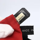 CHANEL Travel line Tote Bag Nylon Black White CC Auth 145777-11