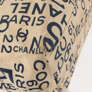 CHANEL Bysy line Draagtas Canvas Wit CC Auth 145779-15