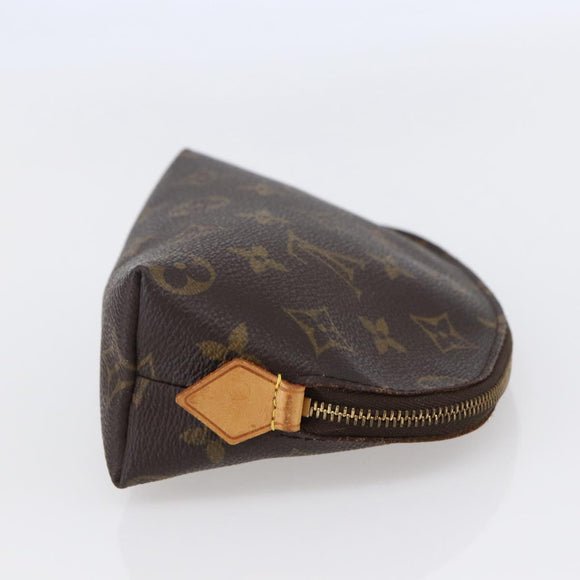 LOUIS VUITTON Monogram Pochette Cosmetic PM Pouch M43998 LV Auth 145781