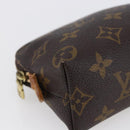 LOUIS VUITTON Monogram Pochette Cosmetic PM Pouch M43998 LV Auth 145782-14
