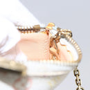 LOUIS VUITTON Multicolor Pochette Cles Coin Purse White M92655 LV Auth 145789-12