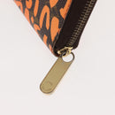 LOUIS VUITTON Monogram Graffiti Zippy Wallet Long Orange M93711 LV Auth 145791-12