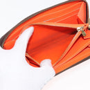 LOUIS VUITTON Monogram Graffiti Zippy Wallet Long Orange M93711 LV Auth 145791-18