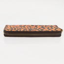 LOUIS VUITTON Monogram Graffiti Zippy Wallet Long Orange M93711 LV Auth 145791-6