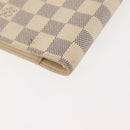LOUIS VUITTON Damier Azur Agenda PM Day Planner Cover R20706 LV Auth 145793-8