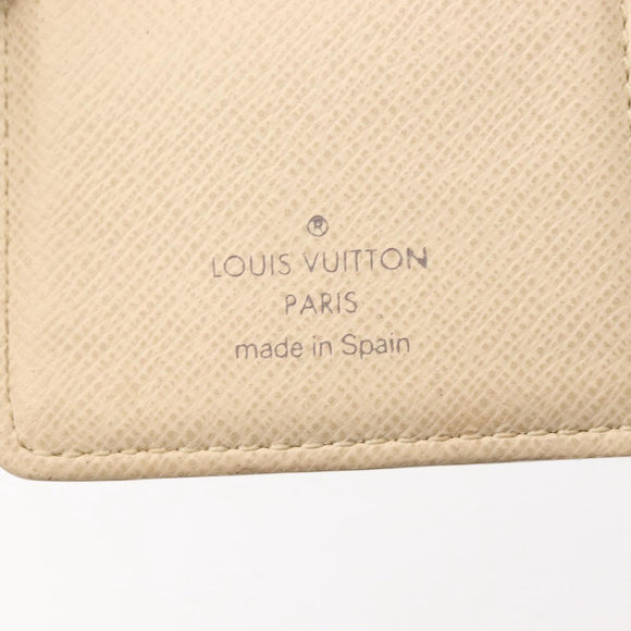 LOUIS VUITTON Damier Azur Agenda PM Day Planner Cover R20706 LV Auth 145793