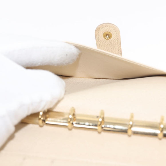 LOUIS VUITTON Damier Azur Agenda PM Day Planner Cover R20706 LV Auth 145793