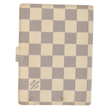 LOUIS VUITTON Damier Azur Agenda PM Day Planner Cover R20706 LV Auth 145793 - 0