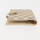 LOUIS VUITTON Damier Azur Agenda PM Day Planner Cover R20706 LV Auth 145793-6