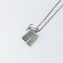 LOUIS VUITTON Collier Arc LV Printed Initials City Necklace M68262 Auth 145795-10