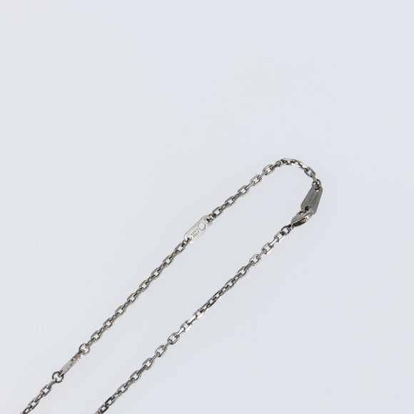 LOUIS VUITTON Collier Arc LV Printed Initials City Necklace M68262 Auth 145795