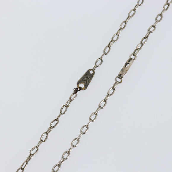 LOUIS VUITTON Collier LV Printed Initials Turquoise Necklace M68904 Auth 145796