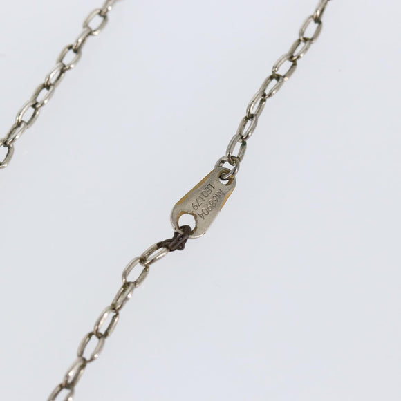 LOUIS VUITTON Collier LV Printed Initials Turquoise Necklace M68904 Auth 145796