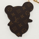 LOUIS VUITTON LV × TM Super Flat Monogram Key Holder M02467 LV Auth 145798M-9