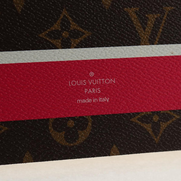 LOUIS VUITTON Monogram Kaye Clemence Note Cover GI0767 LV Auth 145799A