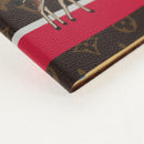 LOUIS VUITTON Monogram Kaye Clemence Note Cover GI0767 LV Auth 145799A-7