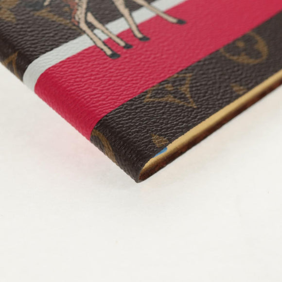 LOUIS VUITTON Monogram Kaye Clemence Note Cover GI0767 LV Auth 145799M