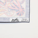 HERMES table napkin Place mat Scarf cotton 2Set Blue Green Auth 145800-4