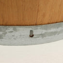 HERMES Bucket Groom Hand Bag Wood Beige Auth 145802V-11