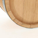 HERMES Bucket Groom Hand Bag Wood Beige Auth 145802V-21