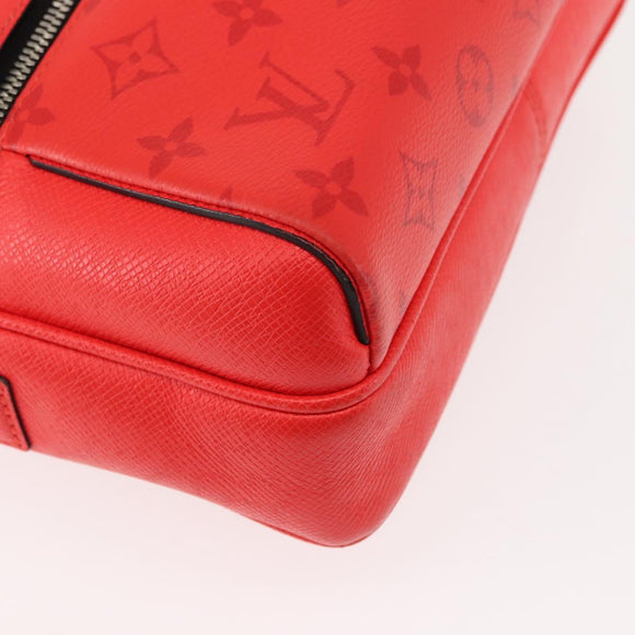 LOUIS VUITTON Taigalama Outdoor Messenger PM Bag Rouge M30821 LV Auth 145805