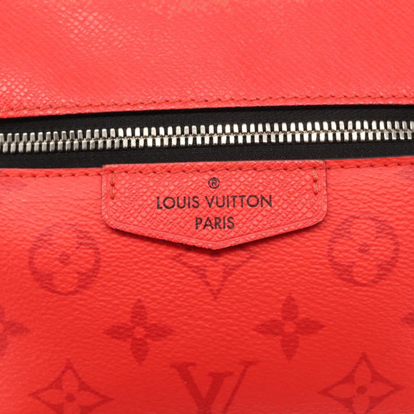 LOUIS VUITTON Taigalama Outdoor Messenger PM Bag Rouge M30821 LV Auth 145805