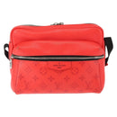 LOUIS VUITTON Taigalama Outdoor Messenger PM Bag Rouge M30821 LV Auth 145805-13