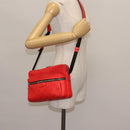 LOUIS VUITTON Taigalama Outdoor Messenger PM Bag Rouge M30821 LV Auth 145805-22