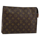 LOUIS VUITTON Monogram Poche Toilette 26 Pouch M47542 LV Auth 145807-1