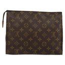 LOUIS VUITTON Monogram Poche Toilette 26 Pouch M47542 LV Auth 145807-3