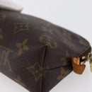 LOUIS VUITTON Monogram Pochette Cosmetic PM Pouch M43998 LV Auth 145809-15