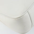 GUCCI Bamboo Hand Bag Leather 2way White Gold 001 3754 1638 Auth 145811-13