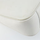 GUCCI Bamboo Hand Bag Leather 2way White Gold 001 3754 1638 Auth 145811-15