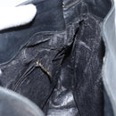 GUCCI Bamboo Hand Bag Leather 2way Black Gold 001 2123 1638 Auth 145812-18