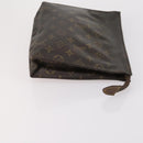 LOUIS VUITTON Monogram Taiga Pouch Clutch Bag 3Set LV Auth 145817-10