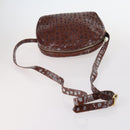 Ferragamo Cartier PRADA hand Bag Nylon Leather 3Set Brown gray Auth 145818-19