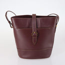 Ferragamo Cartier PRADA hand Bag Nylon Leather 3Set Brown gray Auth 145818-2