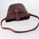 Ferragamo Cartier PRADA hand Bag Nylon Leather 3Set Brown gray Auth 145818-5