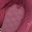 Ferragamo Cartier PRADA hand Bag Nylon Leather 3Set Brown gray Auth 145818-8