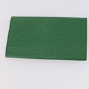 LOUIS VUITTON Epi Wallet 3Set Blue Green LV Auth 145819-18