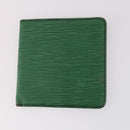 LOUIS VUITTON Epi Wallet 3Set Blue Green LV Auth 145819-2