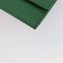 LOUIS VUITTON Epi Wallet 3Set Blue Green LV Auth 145819-21