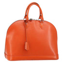 LOUIS VUITTON Epi Alma GM Hand Bag Orange Pimon M40633 LV Auth 145834-1