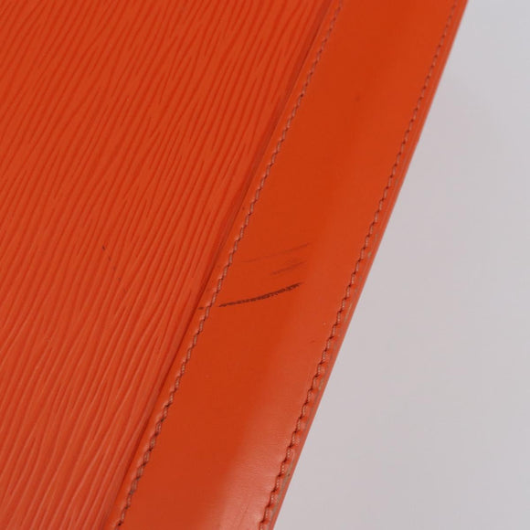 LOUIS VUITTON Epi Alma GM Hand Bag Orange Pimon M40633 LV Auth 145834